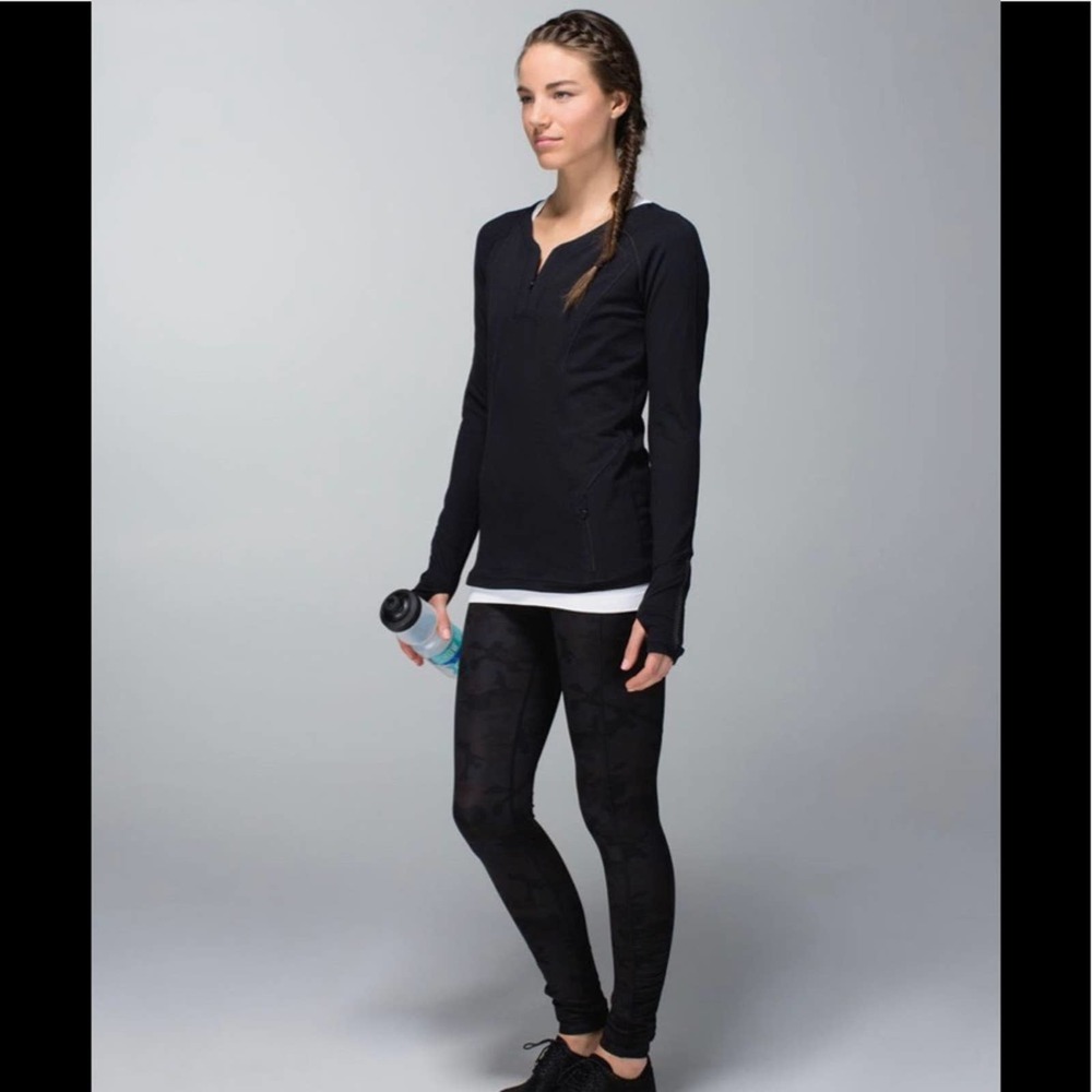lululemon athletica Black Long Sleeve Top